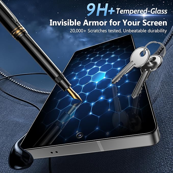 2 Pack for Samsung Galaxy S26 Ultra Privacy Screen Protector Tempered Glass, Fingerprint Unlocking, 25° Anti Spy S26 Ultra Screen Protector, Full Coverage, Case Friendly, Easy Installation