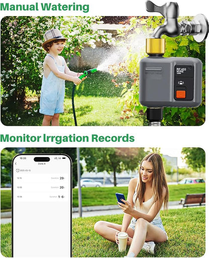 WiFi Water Timer for Garden Hose,WiFi Sprinkler Controller with 984ft Range