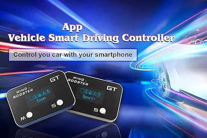 Throttle Response Controller Compatible for Chevy Colorado (2012-2022) GMC Canyon(2006-2022) 9 Drive Modes Throttle Connected APP Wind Booster GT Smart Electronic Throttle Accelerator