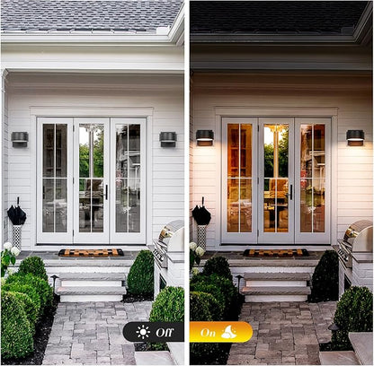 Modern Aluminum Porch Sconce Lights - LED Exterior Wall Sconce, Waterproof, 8W, 3000K for Garage Enterway