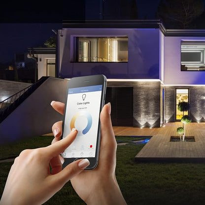 Feit Electric BR30 Smart Flood Light Bulb,2.4GHz WiFi Color Changing and Dimmable, No Hub, Compatible with Alexa or Google Assistant BR30 Smart LED Light Bulb, BR30/RGBW/CA/AG, 65W (Pack of 2)