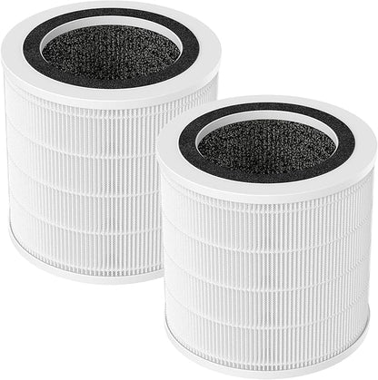2 Pack H7126 Replacement Filter for GoveeLife H7126 Mini Air Purifier, 3-in-1 Air Filter for H7126 Air Purifier Filter for Dust, Pollen, Replace Part #H7126-RF