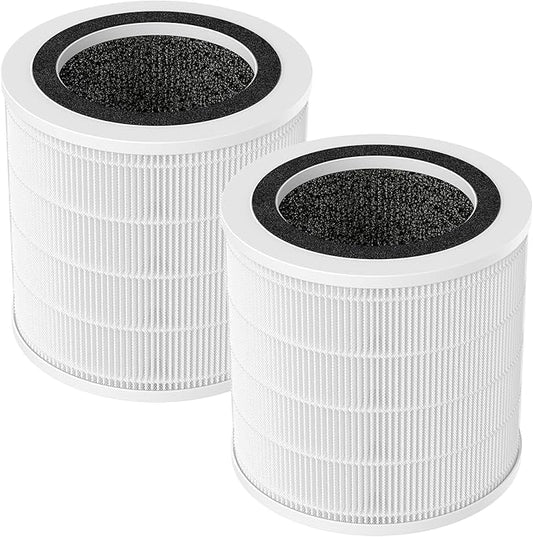 2 Pack H7126 Replacement Filter for GoveeLife H7126 Mini Air Purifier, 3-in-1 Air Filter for H7126 Air Purifier Filter for Dust, Pollen, Replace Part #H7126-RF