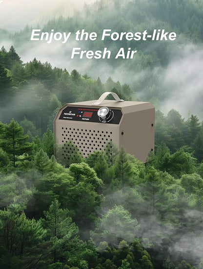 Ozone Generator 30,000mg/h Industrial & Home Use Air Purifier – O3 Air Ionizer High Capacity for 2,000 Sq Ft, Smoke Odor Removal, Odor Eliminator, Pet, Car, Room, Basement Deodorizer