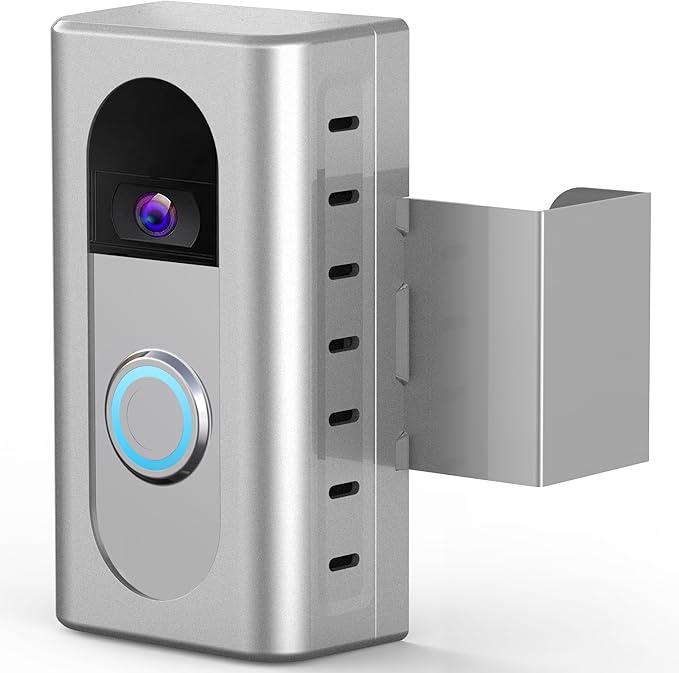 KIMILAR Anti-Theft Video Doorbell Mount Compatible with Ring/Blink Wireless Video Doorbell, Adjustable Mounting Bracket Accessories for Houses, Apartments, Businesses, Not for Security Door