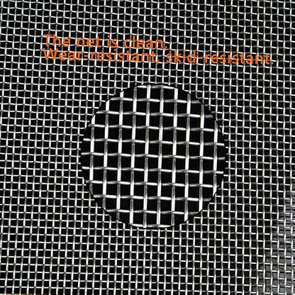TIMESETL 304 Stainless Steel Woven Wire 10 Mesh - 12" X 24" (30cmX60cm) - Garden Fence Mesh, Window Screens Net, BBQ Wire Mesh, Cabinets Mesh Replacement