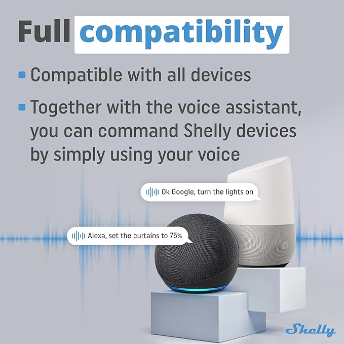 Shelly Blu Door/Window Brown | Bluetooth Operated Sensor | Home Automation | iOS Android App | Alexa & Google Home Compatibility | Lux and Tilt Angle Measurement | Set Custom Activation Scenes
