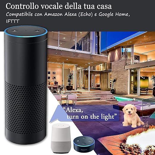 Jinvoo WiFi Wall Light Touch Panel Switch, 3 Way, Remote Control by Smart Phone,No Hub Required, AC 120V, Works with Amazon Echo, Google Home, White
