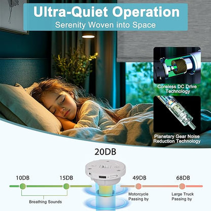 BERISSA Smart Motorized Blinds with Remote,No Drill Automatic Roller Blinds for Indoor Windows,Light Filtering Linen Fabric,Electric Shades for Windows Home Office,Filter Jacquard Grey,Custom Size