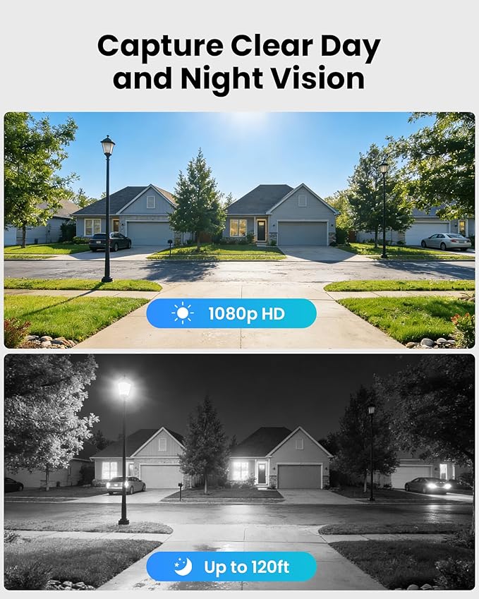 ZOSI 16CH 3K Lite Wired Security Camera System with Audio, AI Human/Vehicle Detection, 120FT Night Vision, 16 x 1080P Metal Indoor Outdoor Cameras, 16 Channel CCTV DVR with 2TB HDD for 24/7 Recording