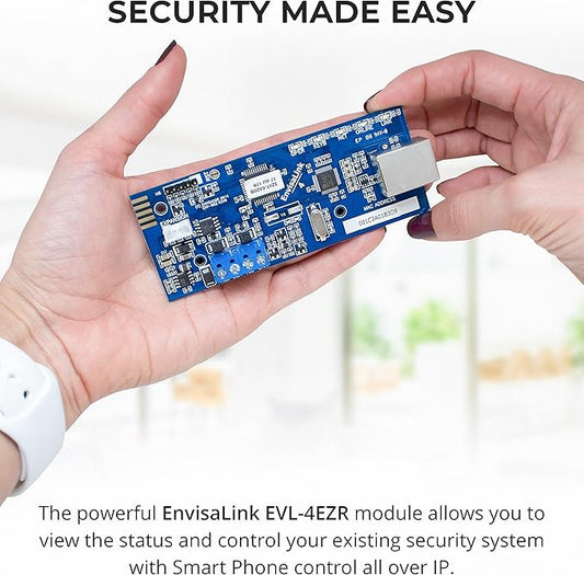 EyezOn Envisalink EVL-4EZR IP Security Interface Module for DSC and Honeywell (Ademco) Security Systems, Compatible with Alexa