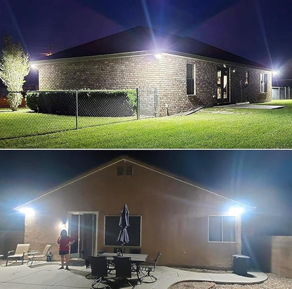 SANSI 30W 4000LM Motion Sensor Outdoor Lights, 5000K 400W Equiv Security Lights, 4 Modes LED Wired Flood Lights Outdoor 320° Wide Angle for House Garage Yard Patio Soffit IP65 Weatherproof