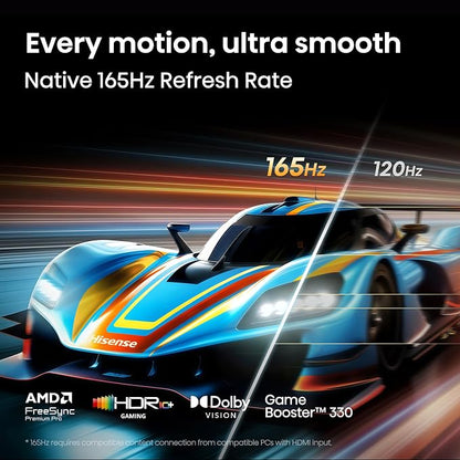 Hisense 85" U7 Mini-LED ULED 4K UHD Best Premium Gaming Smart Google TV (85U7SG, 2026 New) - Hi-QLED, Native 165Hz, VRR 330, HDR10+, Dolby Vision IQ·Atmos, IMAX Enhanced, Anti-Reflection, 2.1.2 Ch