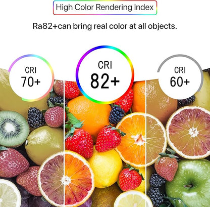 ORALUCE 丨 Bundle - A15 e12 Base Lightbulbs Warm White 3000K (Pack of 6) & Smart LED Bulb A19 Wi-Fi and Bluetooth (Pack of 4)