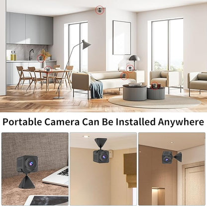 VSTARCAM 2K Security Camera, Built-in Battery, Low-Light Full-Color Night Vision, Motion Detection, Siren, 2-Way Audio, Remote Viewing, Cloud & SD Card Storage (up to 256GB)
