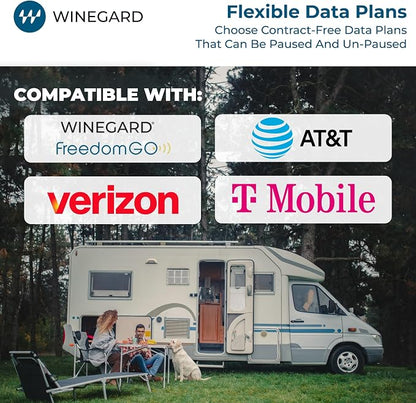 Winegard 434719 Connect 2.0 4G2 (WF2-435) 4G LTE and Wi-Fi Extender for RVs