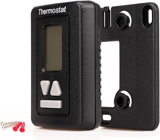 RV Thermostat 94303382 12v,9430,Replacement Black Digital RV Thermostat Hot/Cool Compatible Machine 9430-338