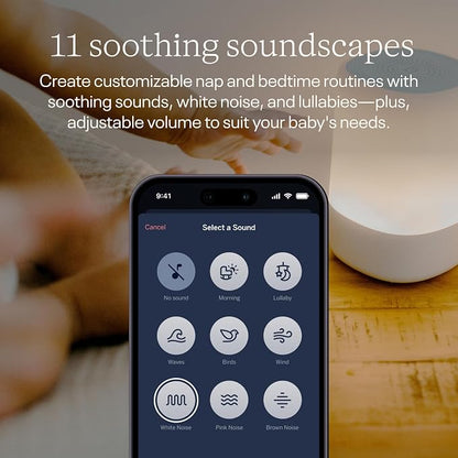 Nanit Sound & Light Smart Baby Night Light and Sound Machine - WiFi