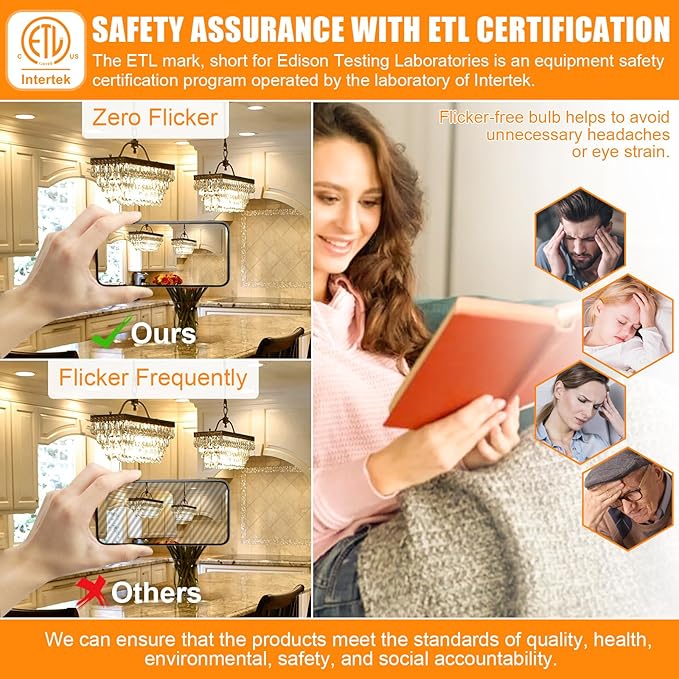 G9 LED Bulb Bi Pin Ceramic Base 2700K Soft White, 60W Halogen Equivalent T4 LED Light Bulbs, G9 Base Chandelier Light Bulb for Home Lighting, 600LM, Non-dimmable, 6 Pack