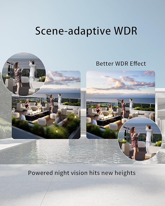 4K 8MP DS-2CD2387G3-LIS2UY/SL PoE Turret IP Camera Smart Hybrid Light, Full Color 3.0, 2-Way Talk, Scene-Adaptive WDR, Audible and Visual Alarm, DS-2CD2387G2-LSU/SL Upgrade Model 2.8mm Lens