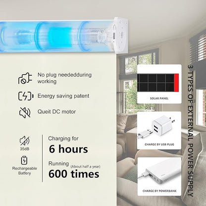 Bringnox Motorized Blinds with Remote,100% Blackout Smart Roller Blinds Compatible with Apple Homekit Google Home and Alexa Via HUB,and Customized (Vinyl Beige-13)