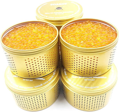 Gun Safe Dehumidifier, Moisture Absorber, 200g Small Silica Gel Desiccant Canister for Gun Cabinets & Safes, Aluminum Shell, Reusable