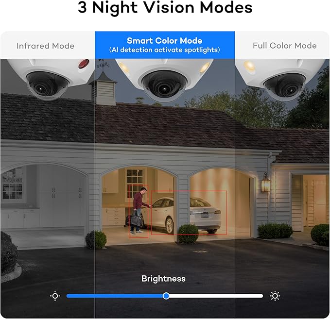 ONWOTE 64 Channel Security Camera System 32MP NVR, Face Recognition& AcuSearch, 2 HDMI Outputs Split Screen, 40x 4K PoE IP Cameras, AI Color Night, 64CH Commercial NVR 16TB, 8 HDD Ports Support 128TB