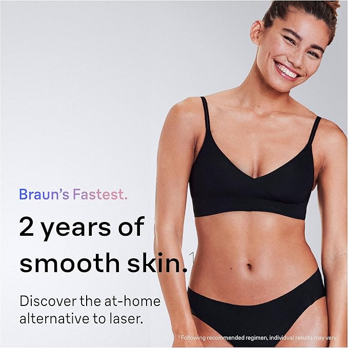 Braun Smart IPL, Skin i·Expert Pro 7, VOGUE's Best Hair Removal Device, IPL Hair Removal for Women and Men, Permanent Laser Hair Reduction At-Home, World's 1st Smart App, 4 Heads, IPL7387