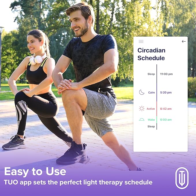 TUO Bundle - Shadeless Lamp and Circadian Sunrise Simulation Smart LED Light Bulb