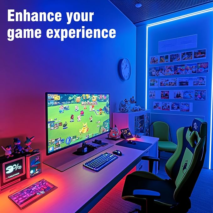 VOLIVO 300FT LED Strip Lights for Bedroom RGB Color Changing | Bluetooth App Control, IR Remote Control, Music Sync, Room Home Decor Lighting