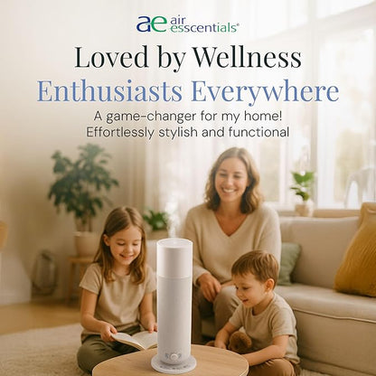 Air Esscentials AE800 Tower Smart Scent Air Machine, Waterless Aroma Diffuser with Bluetooth App Control, Ambient Light, Programmable Scent Settings, Covers Up to 800 Sq. Ft.