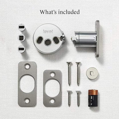 Level Bolt Smart Deadbolt - Make Your Lock Smart Without Changing Keys or Hardware - Matter-Over-Thread Plus Apple Home Key - Keyless & Remote Access via Apple, Alexa, Google Home, SmartThings