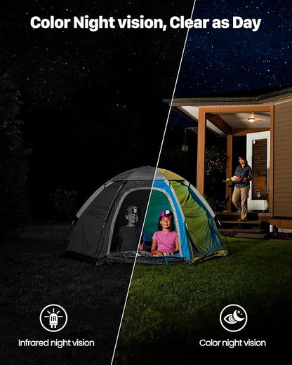 SIIOOE Security Cameras Wireless Outdoor Solar: 2K WiFi Camera for Home Security System - Battery Powered Cam IP66 Waterproof Motion Sensor - Camaras de Seguridad para Casa Inalambricas