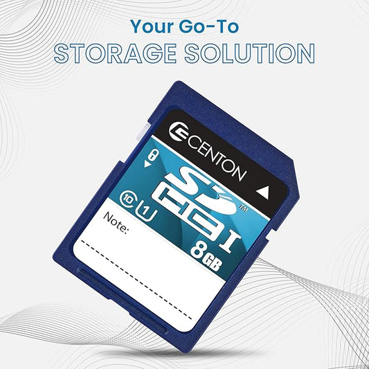 Centon Electronics MP Essential SDHC Card, Ultimate Memory Card for Phones, Tablets, Cameras, and More, UHS1, 8GB