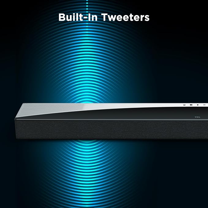 TCL Q75H 5.1.2 Surround Sound Bar with Wireless Subwoofer for Smart TV | Dolby Atmos DTS:X Auto Calibration | 620W Power Bluetooth Home Theater Speaker | App Control & Remote Control | Latest Model