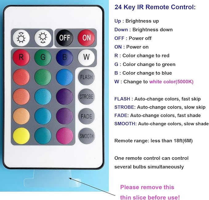 PAR38 Flood Light Bulbs,Remote Control 30W LED Color Changing Bulb,100W Equivalent Garden Lamps for Valentine's Day Home Party Decoration(RGB+Nature White)