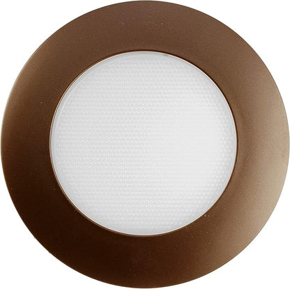 NICOR Lighting 6 inch Oil-Rubbed Bronze Recessed Shower Trim with Albalite Lens (17505OB)