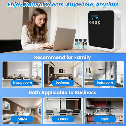 Waterless Essential Oil Diffuser,House Scent Air Diffusers for Home Hotel