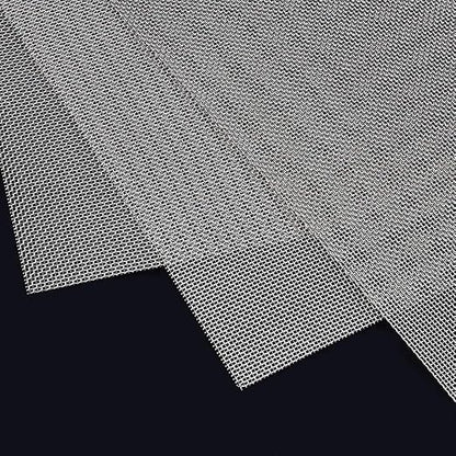 TIMESETL 3pcs Stainless Steel Woven Wire 20 Mesh - 12"x8"(30x21cm) Metal Mesh Sheet 1mm Hole Great for Air Ventilation - A4