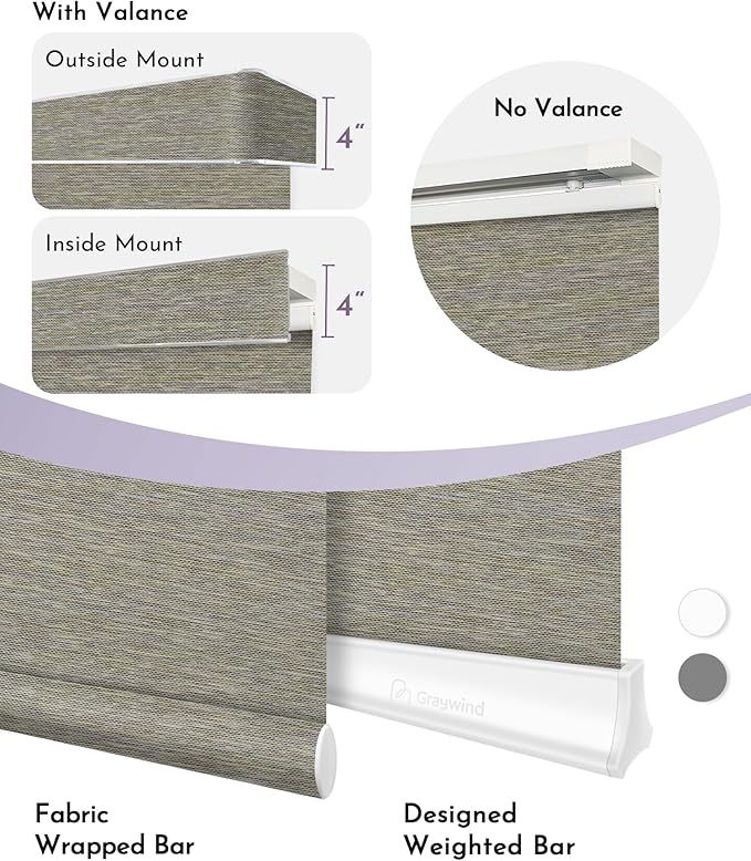 Graywind Rechargeable Smart Sliding Panels Compatible with Alexa Google Motorized Panel Track Blinds Remote Control for Patio Sliding Door Closet Door Width Up to 177" Custom Size (Terrazzo)