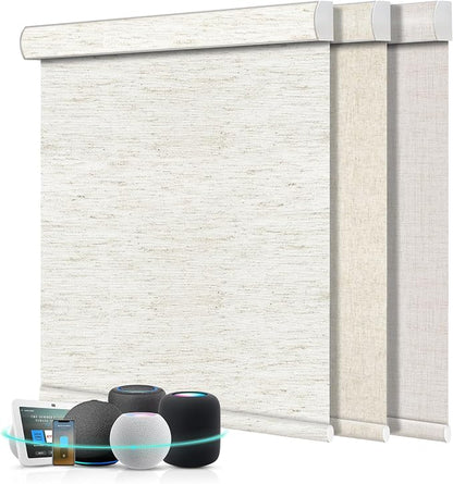 Motorized Blinds with Remote,100% Blackout Motorized Roller Shades