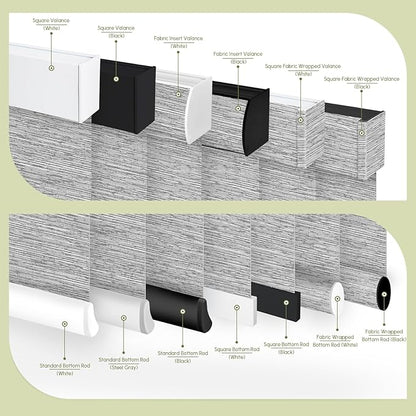 FineTell Motorized Blinds with Remote, 100% Blackout Roller Shades Compatible with Alexa,Apple Homekit,Google Home APP and Voice Control, Customized Electric Blinds (100% Blackout Dreamy Grey)