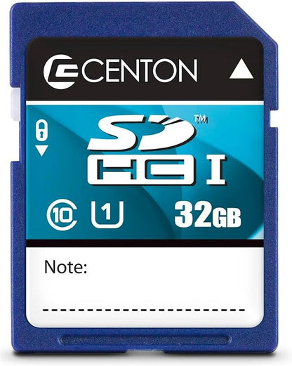Centon Electronics SD Class 1 (UI) Flash Memory Card, Ultimate Memory Card for Phones, Tablets, Cameras, and More, 32GB, 3 Bulk Pack