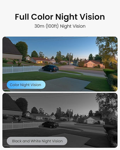 ZOSI C296 3K 5MP Add-on PoE PT Camera Outdoor, Starlight Night Vision, AI Face Human Vehicle Detection, 2-Way Talk, Auto Track, Pan/Tilt, Only Compatible NVR