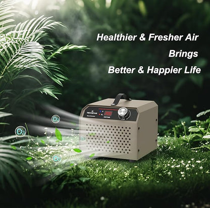 Ozone Generator 90,000mg/h Industrial & Home Use Air Purifier – O3 Air Ionizer High Capacity for 6,000 Sq Ft, Smoke Odor Removal, Odor Eliminator, Pet/Car/Room/Basement Deodorizer