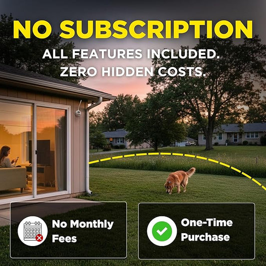 Dogtra SMART Fence Wireless Electric Dog Fence System - No Subscription, 2-Tier Alarm & App Alerts, No-Dig Up to 3/4 Acre, Tone/Vibration/Static, IPX9K Waterproof, Safe Portable Freedom Pets 35 lbs+