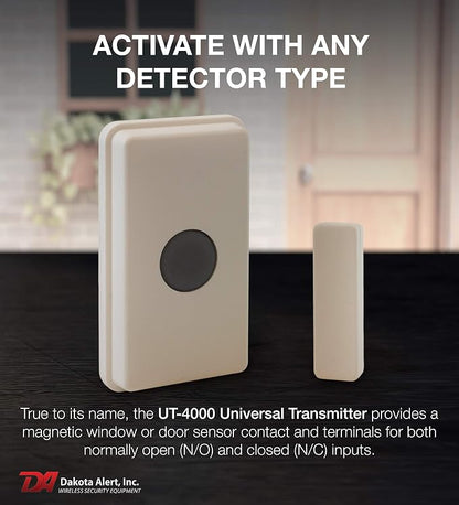 Dakota Alert UT-4000 Universal Wireless Transmitter for 4000 Series,1-Mile