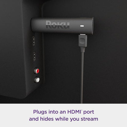 Roku Streaming Stick 4K + Roku Indoor Camera - Home Security - 1-Pack