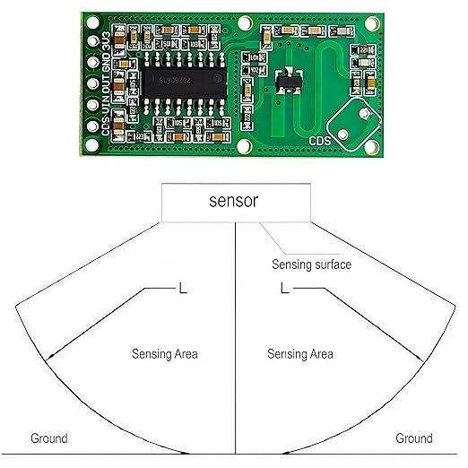 9PCS RCWL-0516 Microwave Radar Sensor Motion Detection Sensor Induction Switch Module Detection Distance 5-8m