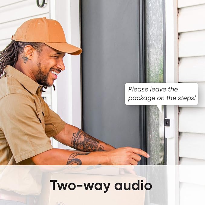 WYZE Video Doorbell with Chime (Horizontal Wedge Included), 1080p HD Video, 3:4 Aspect Ratio: 3:4 Head-to-Toe View, 2-Way Audio, Night Vision, Hardwired, Works with Alexa & Google Assistant